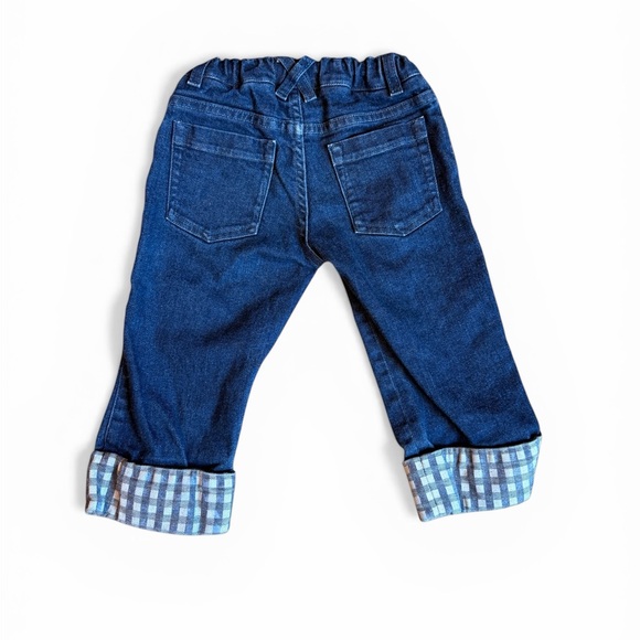 Loro Piana Kids Dark Blue Jeans - Picture 2 of 4